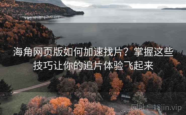 海角网页版如何加速找片？掌握这些技巧让你的追片体验飞起来