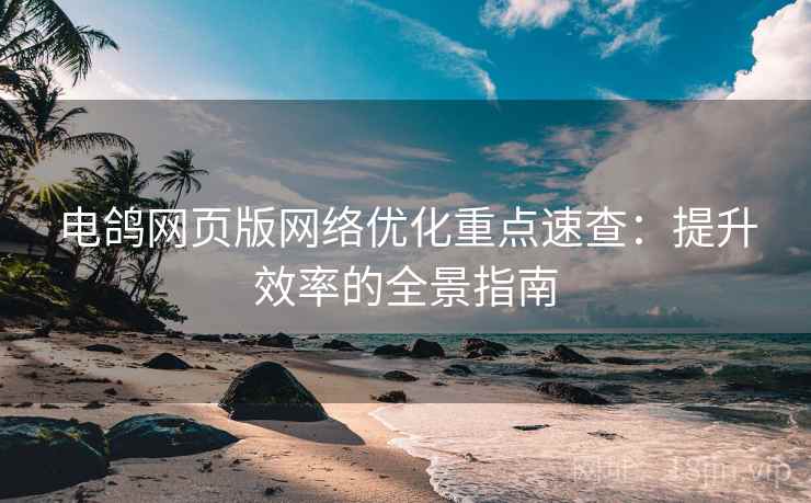 电鸽网页版网络优化重点速查：提升效率的全景指南